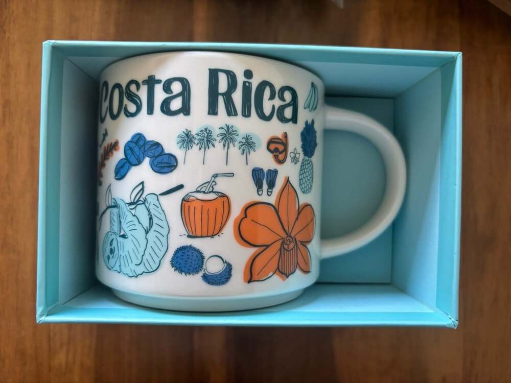 STARBUCKS COSTA RICA 2019 MUG BEEN THERE SERIES-3 1/2" HIGH NEW With BOX